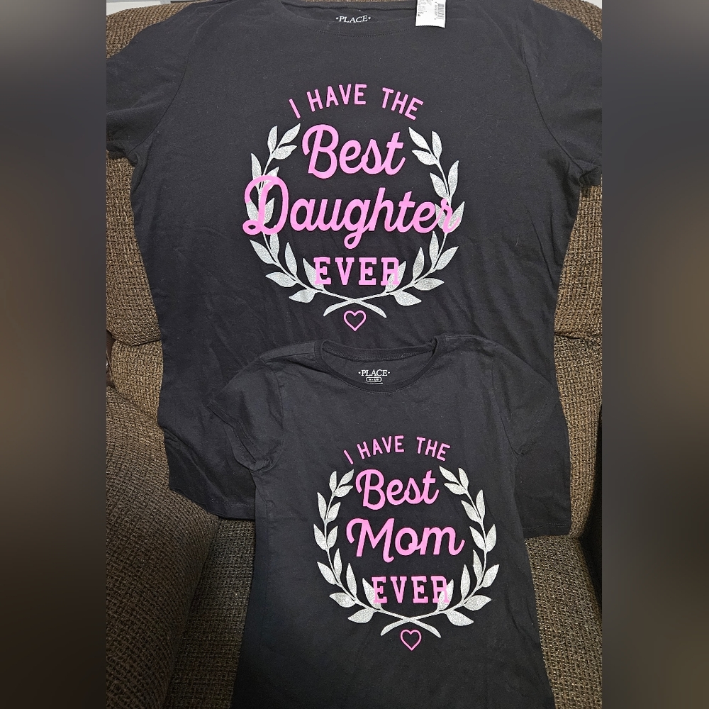 MOM AND Daughter  Children's Place Graphic Tees